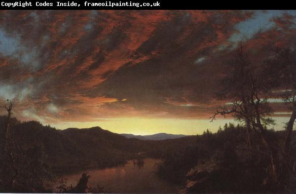 Frederic Edwin Church Wild twilight